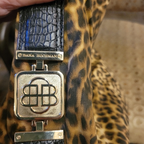 Dana Buchman Leopard Print Shoulder Bag - Picture 3 of 7